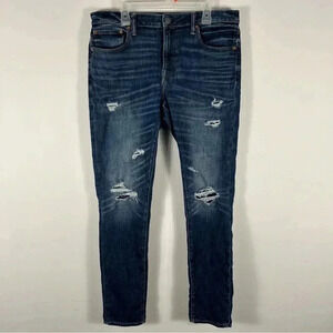 ❤️ American Eagle athletic skinny jeans 36x35